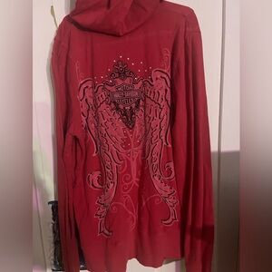Women Harley light weight hoodie size SM